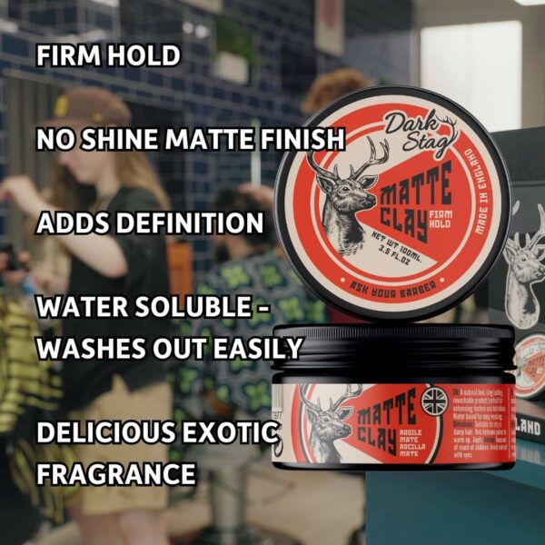 Dark Stag Matte Clay 100ml - Image 3